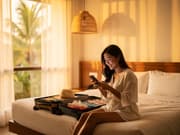 A guest planning a hotel booking