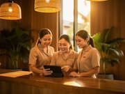 A hotel team member