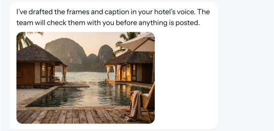 Managed hotel social media — demo preview